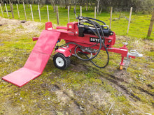 Load image into Gallery viewer, 50 Ton Diesel Wood Splitter with Hydraulic Lifting Table Electric Start $4800inc